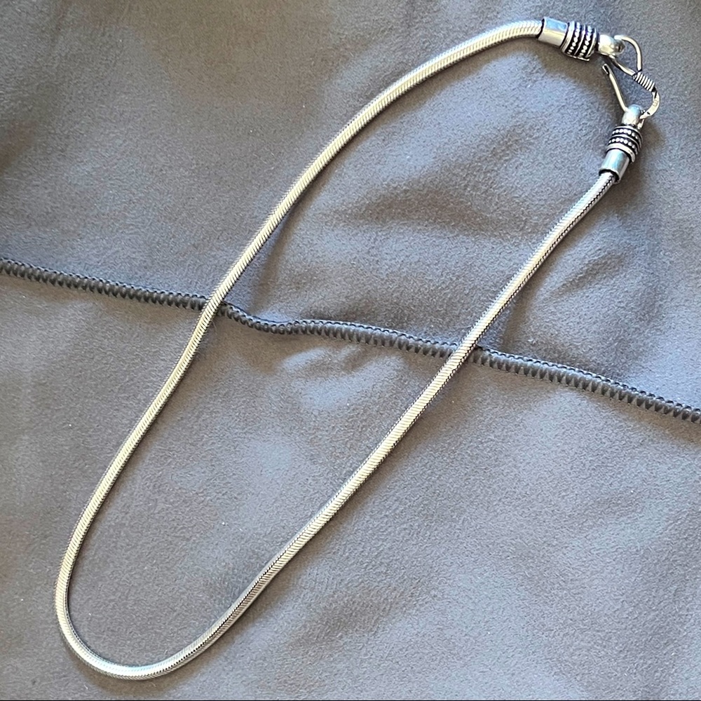 16 inch 925 silver snake chain